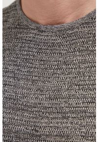 PRODUKT by Jack & Jones - Produkt by Jack & Jones sweter bawełniany męski kolor czarny. Okazja: na co dzień. Kolor: czarny. Materiał: bawełna. Długość rękawa: długi rękaw. Długość: długie. Wzór: ze splotem. Styl: casual #4