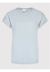 Vila T-Shirt Dreamers 14025668 Błękitny Regular Fit. Kolor: niebieski. Materiał: bawełna, syntetyk