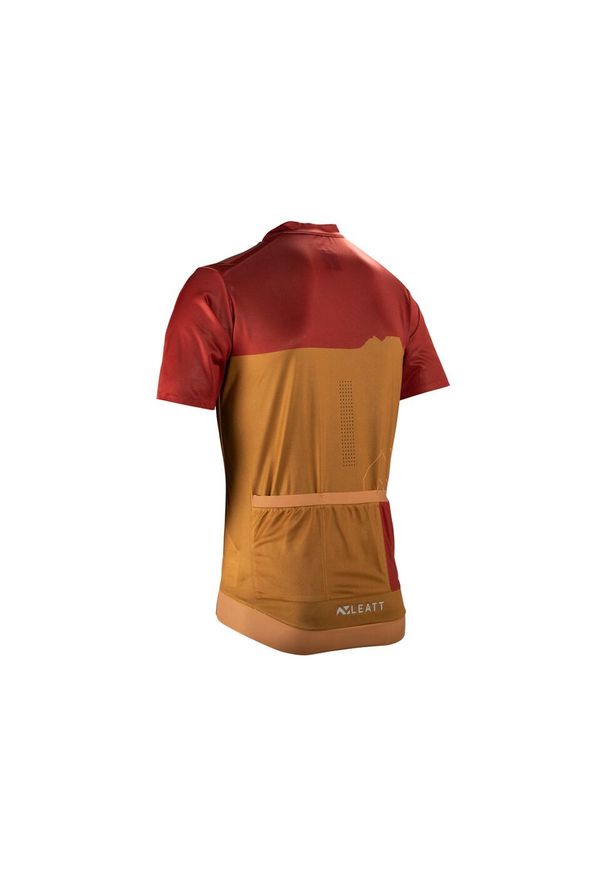 Koszulka rowerowa LEATT Jersey MTB Trail 3.0. Kolor: czerwony. Materiał: jersey