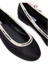 Karl Lagerfeld - KARL LAGERFELD Baleriny Karo KL40129 Czarny. Kolor: czarny. Materiał: skóra #5