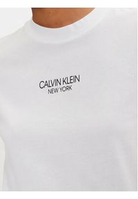 Calvin Klein T-Shirt New York K20K208064 Biały Regular Fit. Kolor: biały. Materiał: bawełna #3