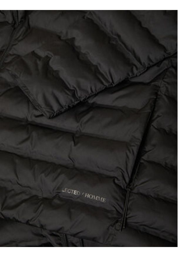 Selected Homme Kurtka przejściowa 16089395 Czarny Regular Fit. Kolor: czarny. Materiał: syntetyk