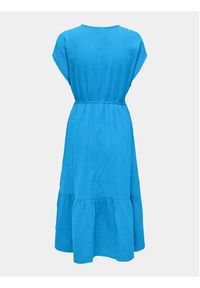 only - ONLY Sukienka letnia Thyra 15317787 Niebieski Regular Fit. Kolor: niebieski. Materiał: bawełna. Sezon: lato #7