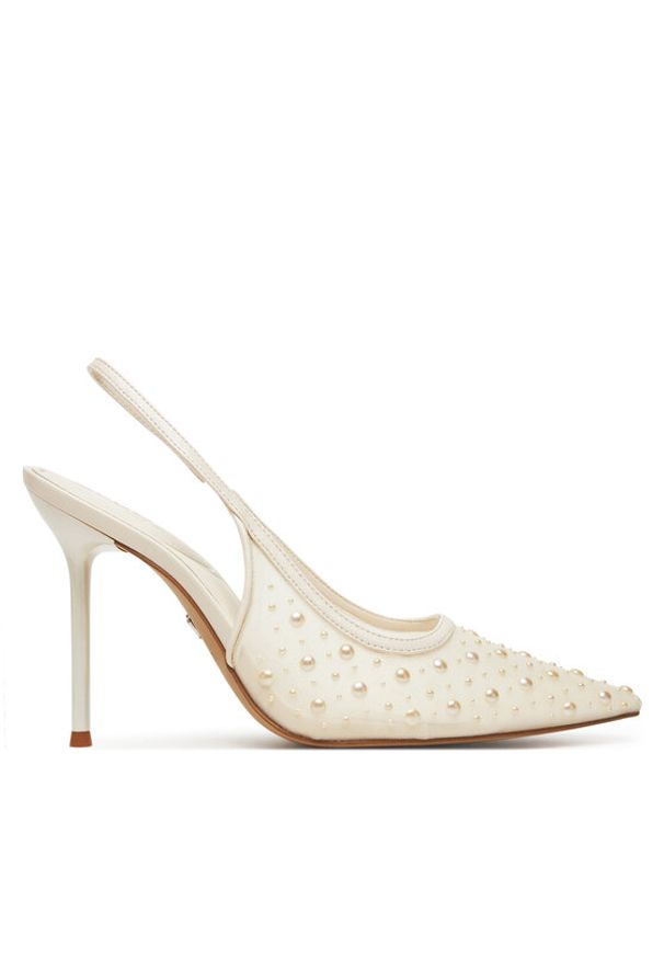 Aldo Sandały Pearlescent 13967481 Biały. Kolor: biały. Materiał: materiał