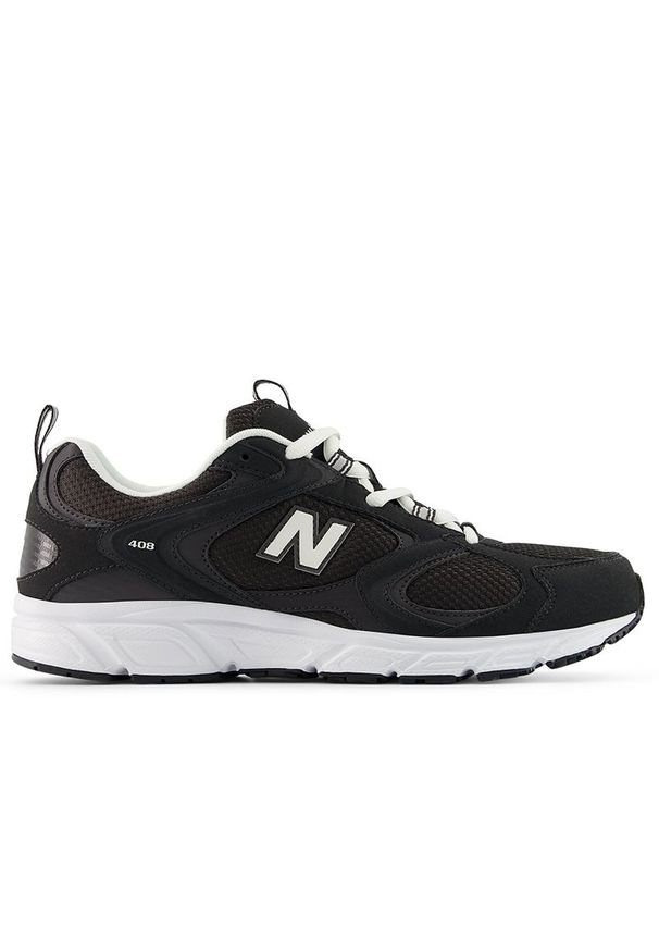 Buty unisex New Balance U4089BN - czarne. Kolor: czarny. Materiał: materiał, syntetyk. Szerokość cholewki: normalna. Sezon: lato. Sport: turystyka piesza