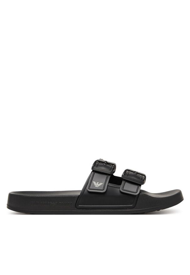Emporio Armani Klapki EX000043 AF22190 MC001 Czarny. Kolor: czarny. Materiał: syntetyk