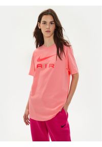 Nike T-Shirt DX7918 Różowy Regular Fit. Kolor: różowy. Materiał: bawełna