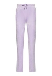 Juicy Couture Spodnie dresowe Tina JCAPW045 Fioletowy Regular Fit. Kolor: fioletowy. Materiał: syntetyk #3