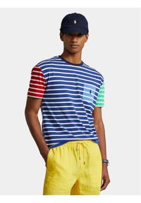 Polo Ralph Lauren T-Shirt 710934663001 Niebieski Classic Fit. Typ kołnierza: polo. Kolor: niebieski. Materiał: bawełna