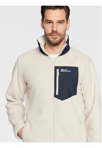 Jack Wolfskin Bluza Kingsway 1709002 Beżowy Regular Fit. Kolor: beżowy. Materiał: syntetyk #3