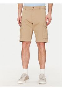 GANT - Gant Szorty materiałowe 205069 Beżowy Relaxed Fit. Kolor: beżowy. Materiał: bawełna