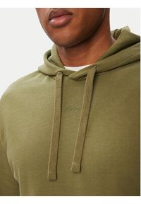 Hugo - HUGO Dres Dapo Dayote 50492581 Zielony ciemny Relaxed Fit. Kolor: zielony. Materiał: bawełna #4
