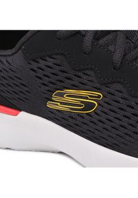 skechers - Skechers Sneakersy Tuned Up 232291/BLK Czarny. Kolor: czarny. Materiał: materiał