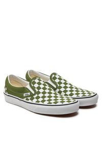 Vans Tenisówki Classic Slip-On VN000D03CIB1 Zielony. Zapięcie: bez zapięcia. Kolor: zielony. Materiał: materiał #5