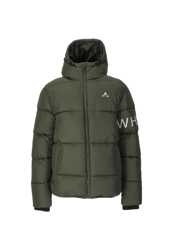 Kurtka dziecięca z kapturem Whistler Drift. Typ kołnierza: kaptur. Kolor: zielony