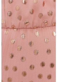 Nissa - NISSA - Sukienka. Kolor: różowy. Materiał: tkanina. Typ sukienki: rozkloszowane, plisowane #2