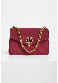 Torebka Pinko zamszowa 8057769074973 - Torebki damskie