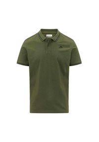 Polo Kappa Ezio Korporate. Typ kołnierza: polo. Kolor: wielokolorowy, czarny, zielony. Styl: elegancki, sportowy #1
