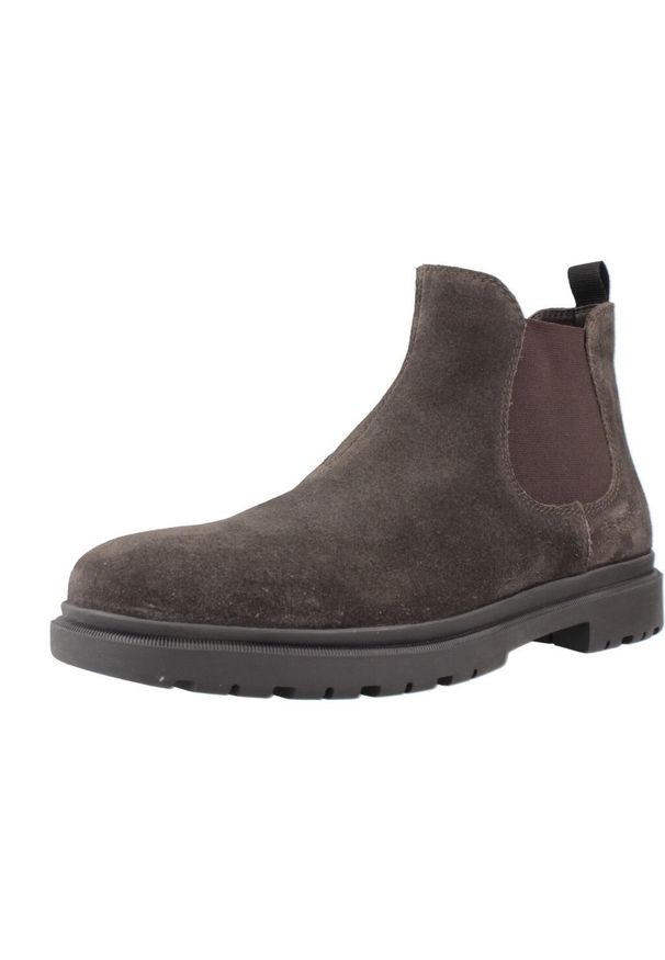 Geox - GEOX U ANDALO Brązowy. Kolor: brązowy. Materiał: tkanina. Styl: sportowy