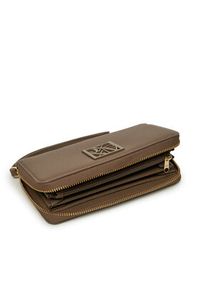 Armani Exchange Portfel damski XW000361 AF11902 U6252 Brązowy. Kolor: brązowy. Materiał: materiał #3