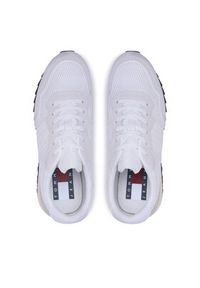 Tommy Jeans Sneakersy Runner Mix Material EM0EM01167 Biały. Kolor: biały. Materiał: materiał #4