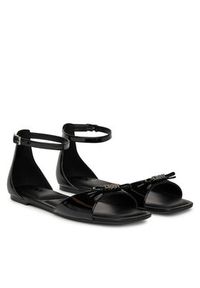 DKNY Sandały Dazey Flat Ankle Strap K1599651 Czarny. Kolor: czarny. Materiał: skóra #5