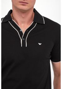Emporio Armani - Polo męskie z logo EMPORIO ARMANI. Typ kołnierza: polo #5