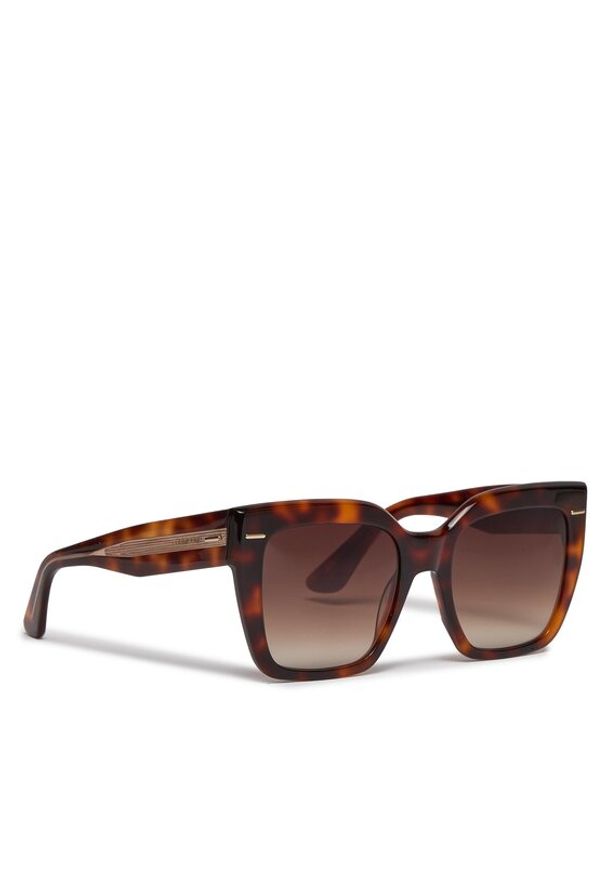 Calvin Klein Okulary przeciwsłoneczne CK23508S Brązowy. Kolor: brązowy