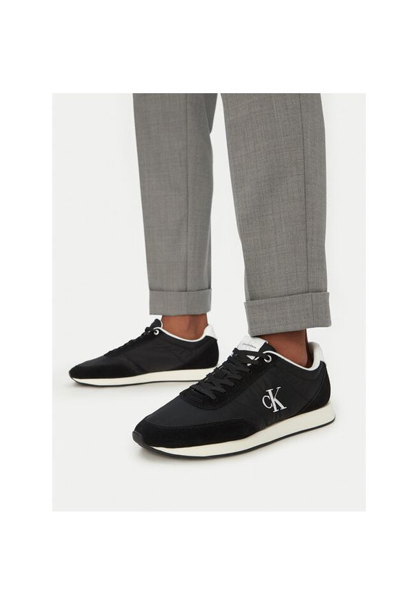 Sneakersy Calvin Klein Jeans. Kolor: czarny