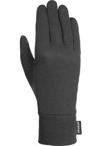 Rękawice jedwabne Reusch Silk liner TOUCH-TEC. Kolor: czarny. Materiał: jedwab. Sezon: zima. Sport: wspinaczka