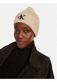 Calvin Klein Czapka Seasonal K60K612653 Beżowy. Kolor: beżowy. Materiał: materiał, bawełna #3