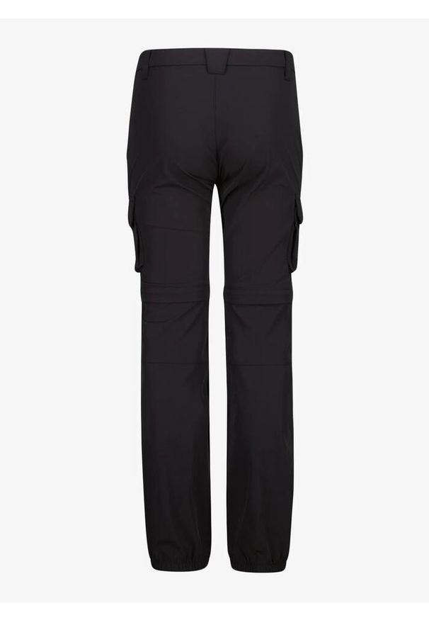 Spodnie dla dzieci CMP Pulse Zip Off Pant. Kolor: czarny. Sport: turystyka piesza