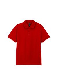 GILDAN - Koszulka Polo Dla Dorosłych Unisex DryBlend. Typ kołnierza: polo. Kolor: czerwony