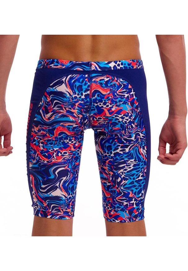 Spodenki FUNKY TRUNKS Mad Cat - jammery chłopięce. Kolor: niebieski