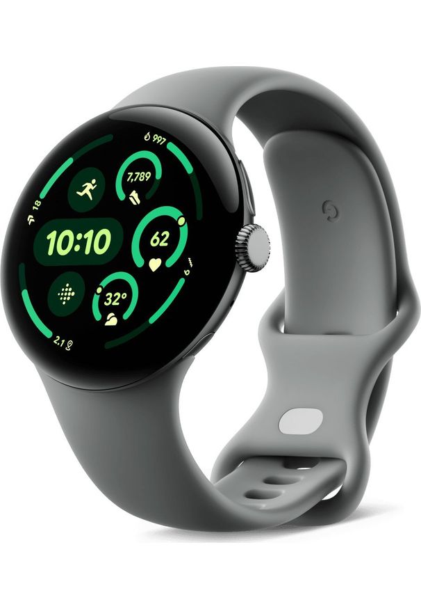 GOOGLE - Smartwatch Pixel Watch 3 45mm Szary (GA05786-DE). Rodzaj zegarka: smartwatch. Kolor: szary