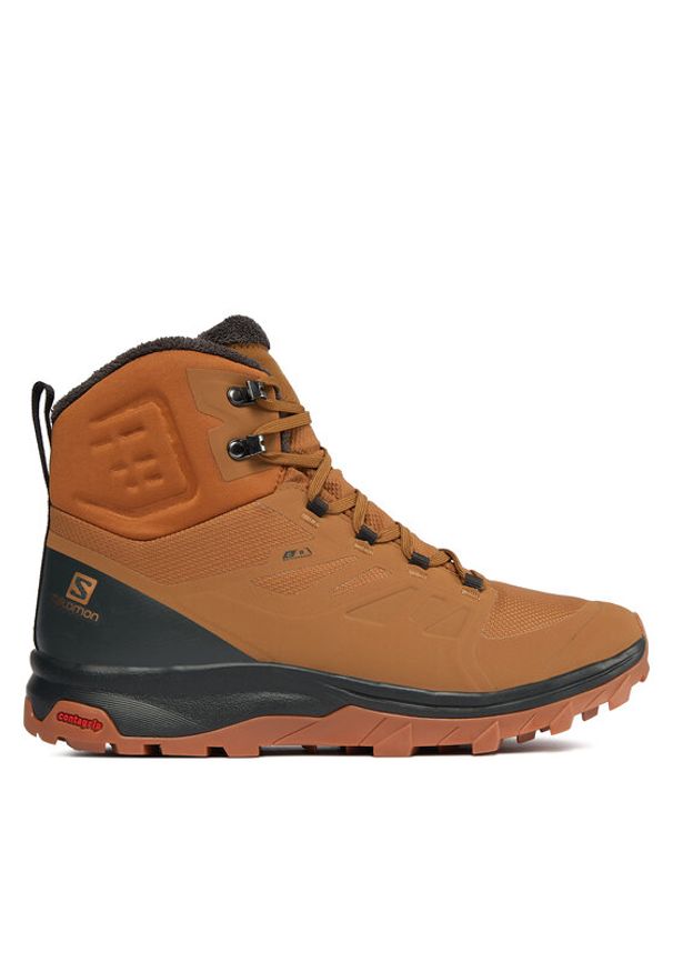 Salomon Trekkingi Outblast Thinsulate™ Climasalomon™ Waterproof L47382500 Brązowy. Kolor: brązowy. Technologia: Thinsulate. Sport: turystyka piesza