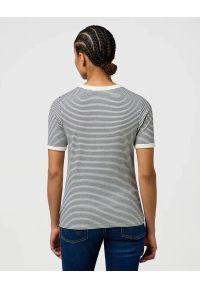 Wrangler - DAMSKA KOSZULKA WRANGLER FEMME KNIT HENLEY NAVY 112370742. Typ kołnierza: typu henley #2