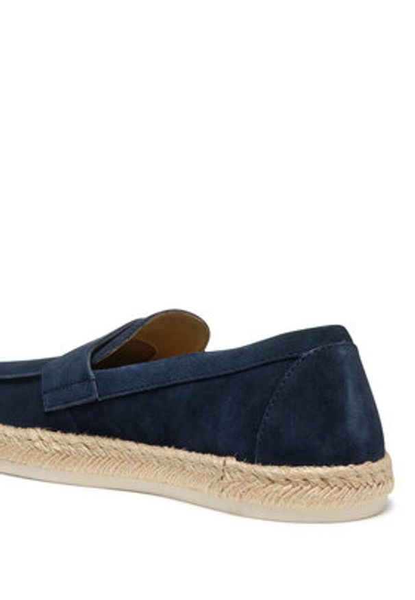 Geox Espadryle U Costuni U55MRA 00022 C4064 Granatowy. Kolor: niebieski. Materiał: zamsz, skóra