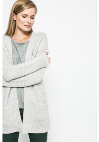 Vero Moda Sweter damski. Okazja: na co dzień. Kolor: szary. Styl: casual #1