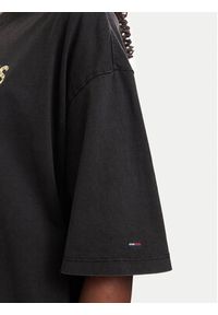 Tommy Jeans T-Shirt DW0DW22803 Czarny Oversize. Kolor: czarny. Materiał: bawełna #4