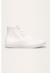 Converse - Trampki Chuck Taylor All Star Leather. Nosek buta: okrągły. Zapięcie: sznurówki. Kolor: biały. Materiał: guma #1