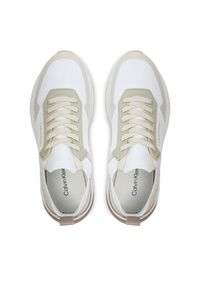Calvin Klein Sneakersy Low Top Lace Up Mix HM0HM00918 Biały. Kolor: biały #3