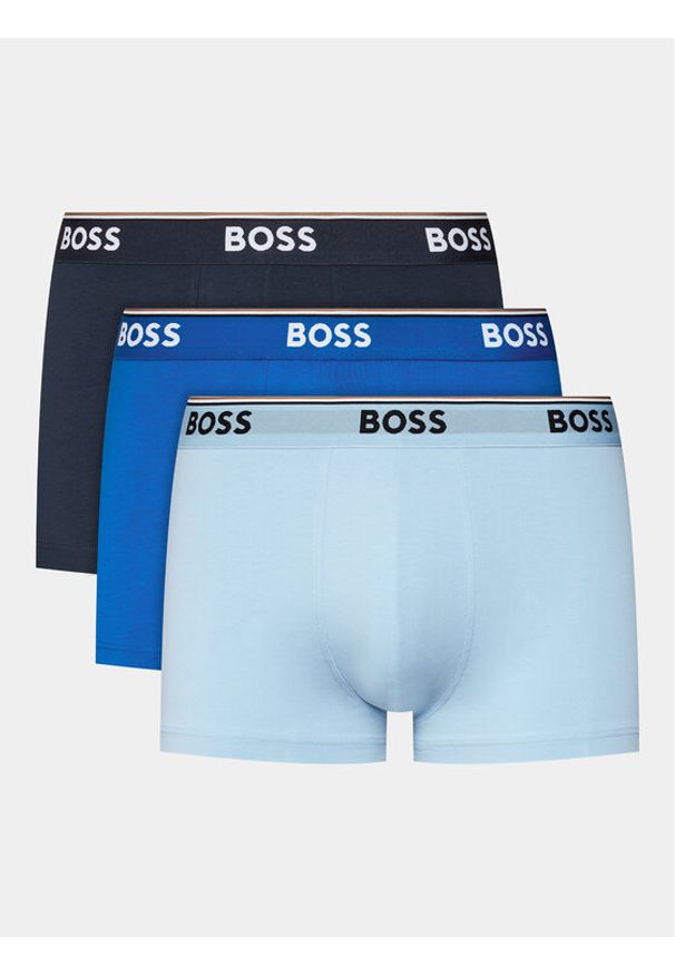 BOSS - Boss Komplet 3 par bokserek 50514928 Kolorowy. Materiał: bawełna. Wzór: kolorowy