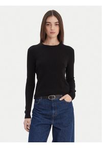 United Colors of Benetton - United Colors Of Benetton Sweter 1002D1K01 Czarny Regular Fit. Kolor: czarny. Materiał: wełna #1