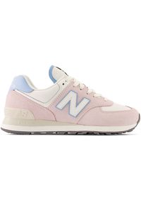 Buty damskie New Balance WL574QC – różowe. Okazja: na co dzień. Kolor: różowy. Materiał: syntetyk, materiał, guma, zamsz, skóra. Szerokość cholewki: normalna. Model: New Balance 574