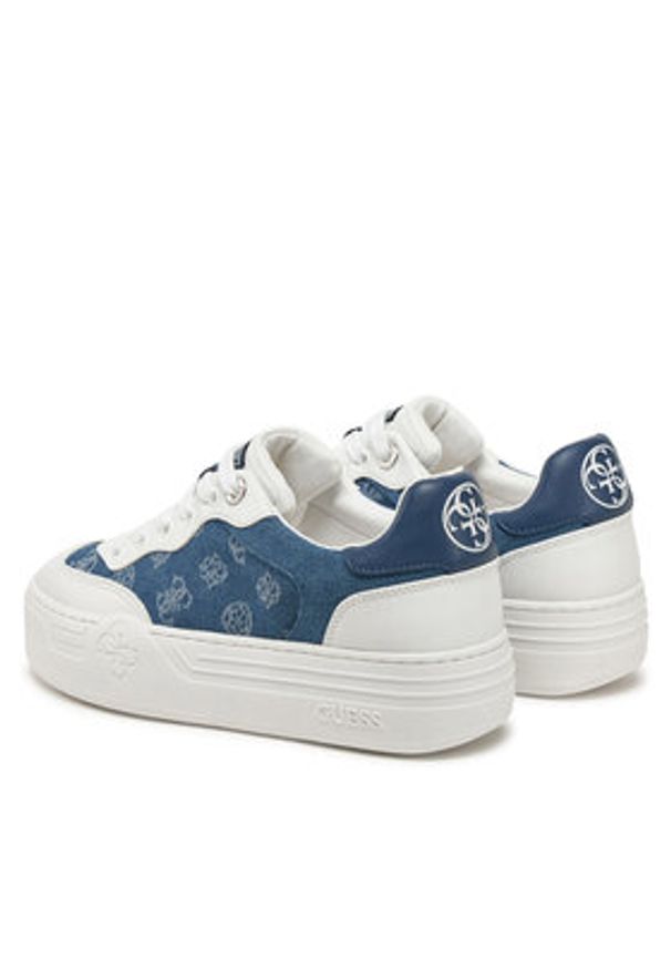 Guess Sneakersy FLPSW2 DEN12 Niebieski. Kolor: niebieski. Materiał: materiał