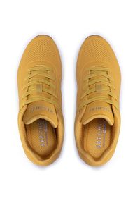 skechers - Skechers Sneakersy Uno Stand On Air 73690/YLW Żółty. Kolor: żółty. Materiał: skóra #8