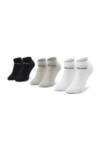Zestaw 3 par niskich skarpet unisex Reebok - Act Core Low Cut Sock 3P GH8229 Mgreyh/White/Black. Kolor: biały, wielokolorowy, czarny, szary. Materiał: bawełna, poliester, elastan, materiał, nylon #1