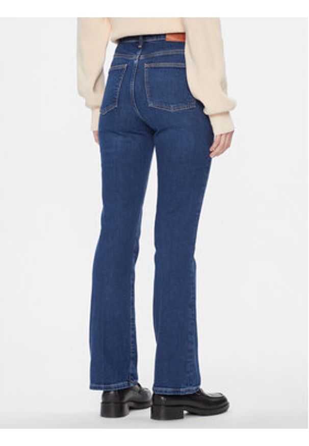 TOMMY HILFIGER - Tommy Hilfiger Jeansy WW0WW40649 Granatowy Bootcut Fit. Kolor: niebieski