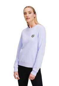 Karl Lagerfeld - KARL LAGERFELD Lawendowa damska bluza Ikonik 2.0, Rozmiar S. Kolor: fioletowy. Materiał: bawełna, materiał. Styl: elegancki #5